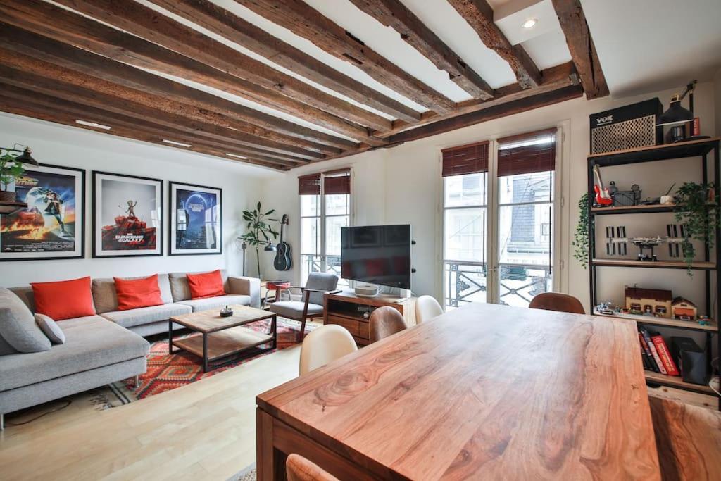 Апартаменты Typical Parisian Duplex#4Pers#Le Marais Экстерьер фото