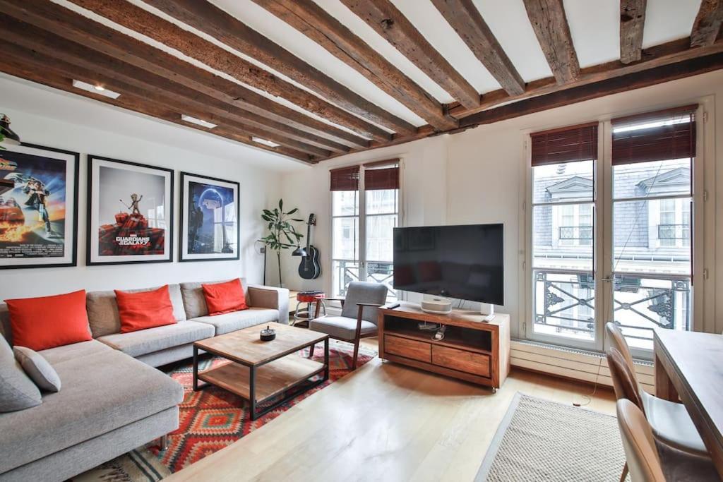 Апартаменты Typical Parisian Duplex#4Pers#Le Marais Экстерьер фото